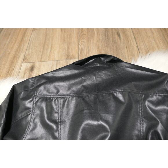 Vintage 90s LIQUID CLOTHING Polyester Shimmery Lightweight Jacket Women Large - Picture 11 of 11